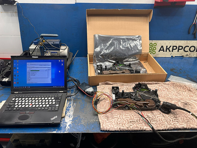 Клонирование платы акпп 9G-Tronic 725 легкового автомобиля мерседес GLE300